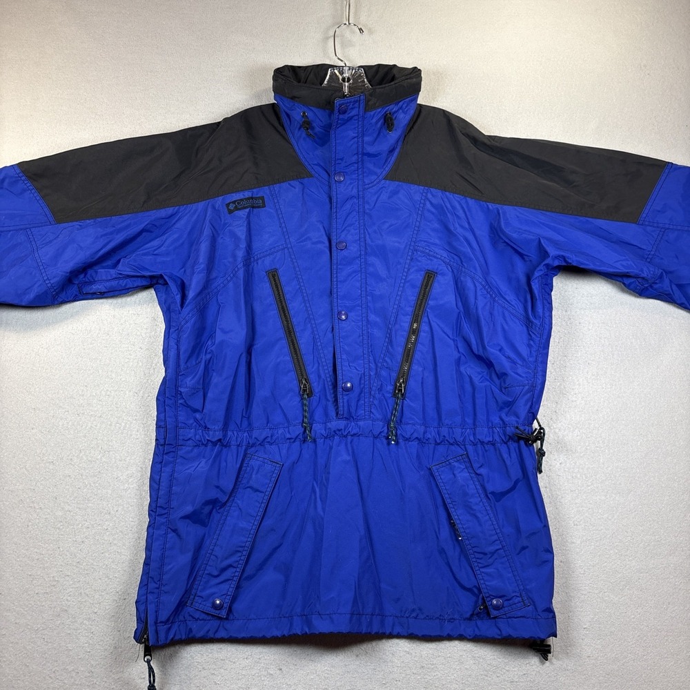 COLUMBIA Portland Oregon Women's Large Snow Board Nylon Pullover Waterproof Coat